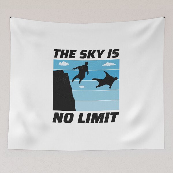 Item preview, Wingsuit flying Base Jumping Skydiving designed and sold by TastefulTees.