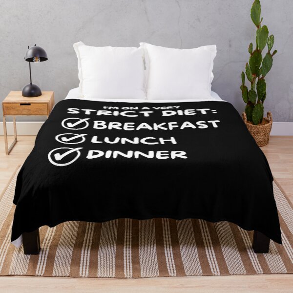 Item preview, Funny Strict Diet of Breakfast Lunch and Dinner designed and sold by SimpliText.