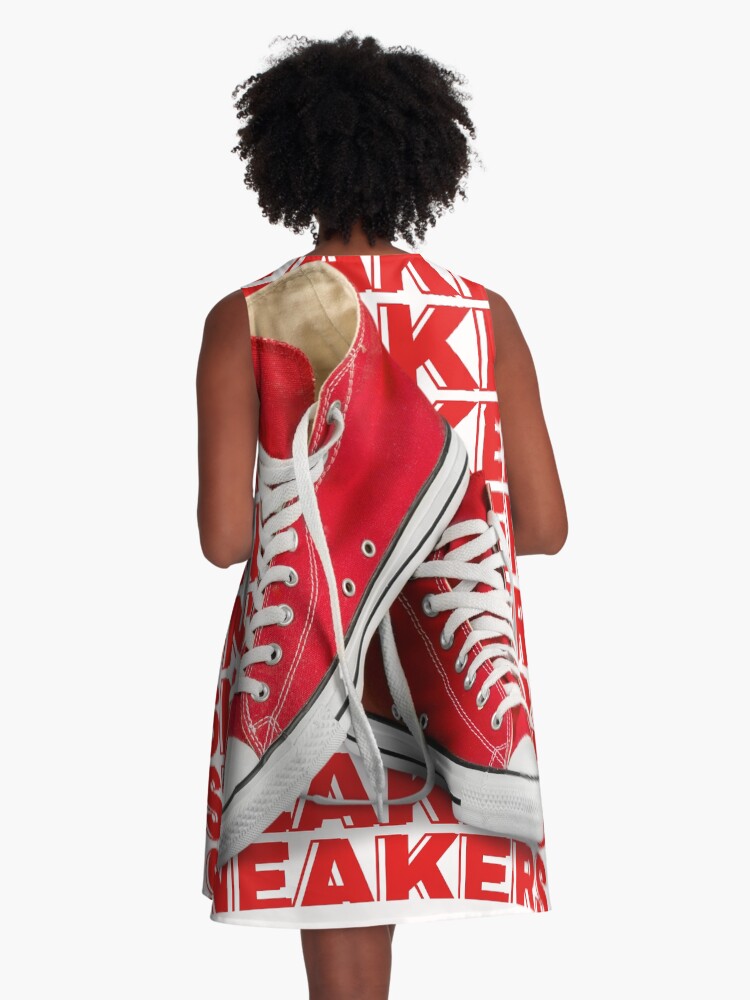 Dress With Converse Converse Sneakers Red