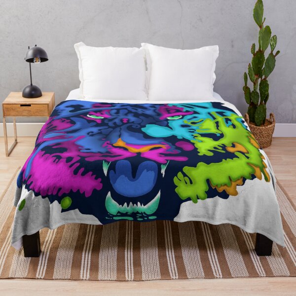 Item preview, The Combination of tiger head with Illustration colors designed and sold by QQdesigns.