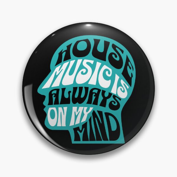 Item preview, HOUSE MUSIC  - Is Always On My Mind (teal)  designed and sold by Discothreadz.