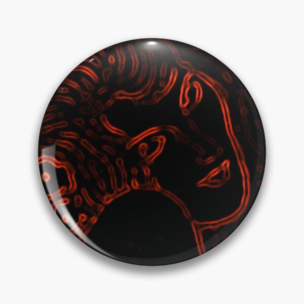 Item preview, Gustav Klimt Orange Red on Black Woman with Flowers in Her Long Hair Beethoven Friese Painting Monochromatic Digital Effects Edit by Veda Graphic Abstract designed and sold by kattakitty.