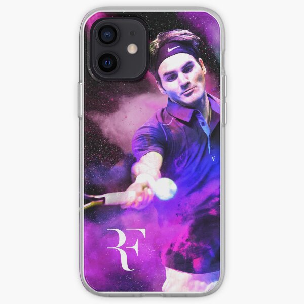 Roger Federer Purple Funda blanda para iPhone