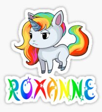 Roxanne Unicorn Sticker