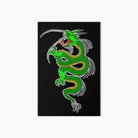 Premium Vector  A green dragon on vector art black white and colors
