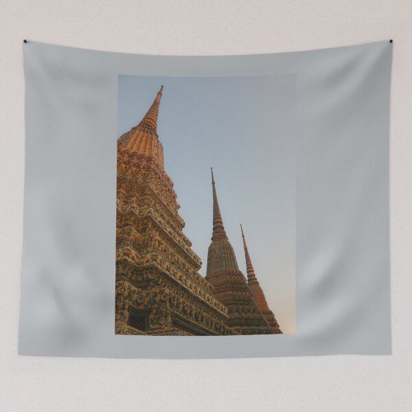 Item preview, First view from three stupa in a row at Wat Pho temple. designed and sold by kall3bu.
