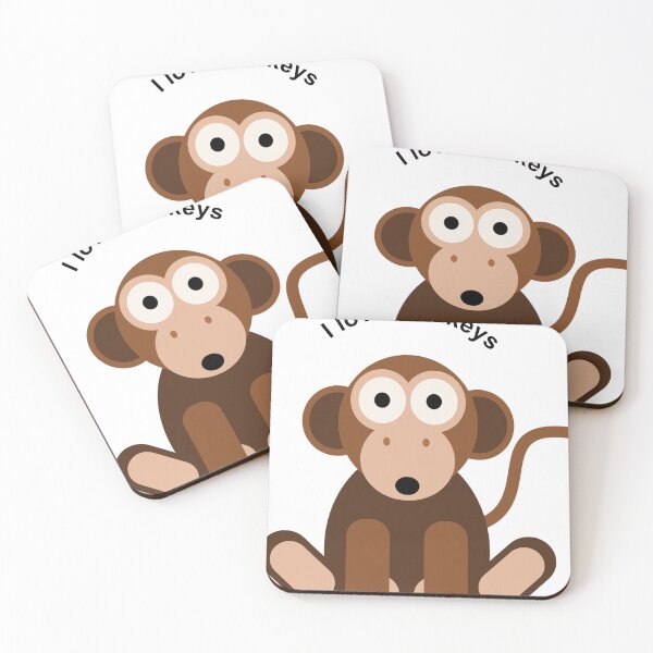 Item preview, Monkey designed and sold by RainbowSafari.