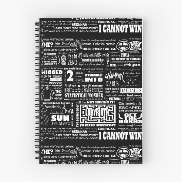 Item preview, Brennan Cannot Win - White on Black designed and sold by maggikarp.