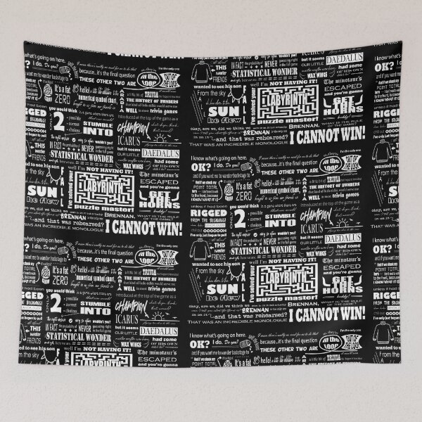 Item preview, Brennan Cannot Win - White on Black designed and sold by maggikarp.