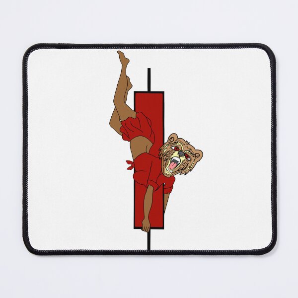 Item preview, Half Pinup Girl Half Bear Riding Bearish Candlestick In A Downtrend Bear Market designed and sold by tradeculture143.