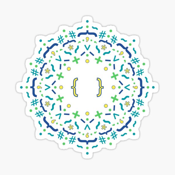 Aperçu de l'œuvre Code Mandala - CSS créée et vendue par charline-m.