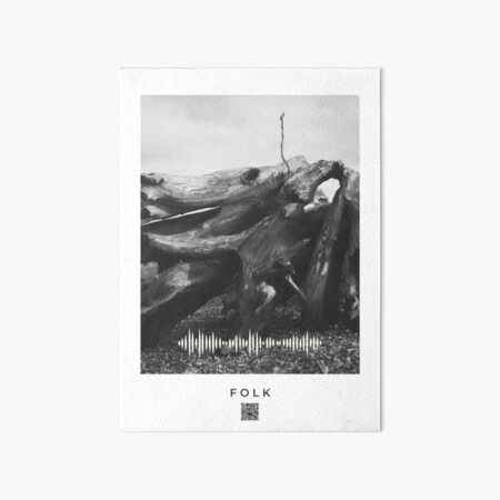 Folk Playlist Art Board Print