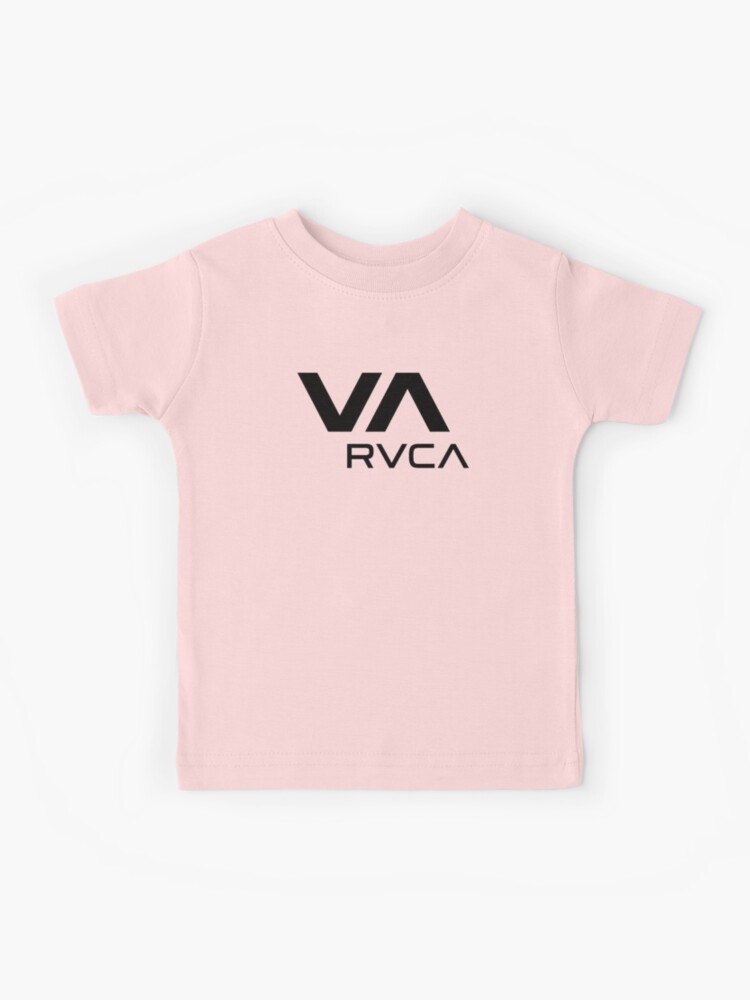 white VA RVCA logo Kids T-Shirt for Sale by greencow1