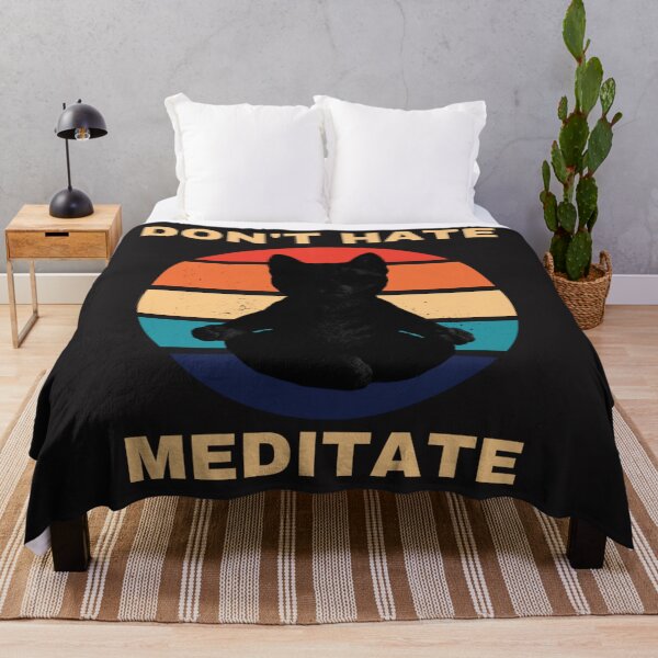 Item preview, Meditating Cat designed and sold by Doodlehub.