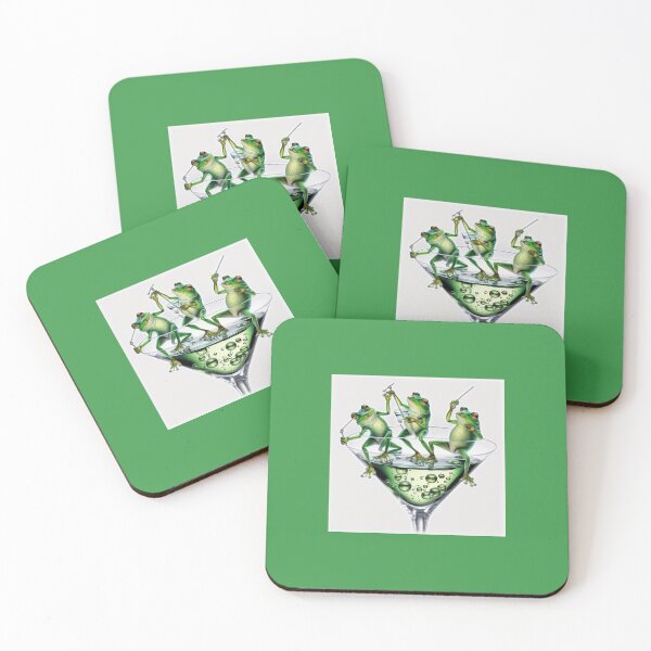 Item preview, Frogs Dancing in Martini Glass designed and sold by Bleknervin.