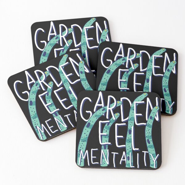 Item preview, Garden Eel Mentality Green White Blue designed and sold by Suzanne Uchytil.