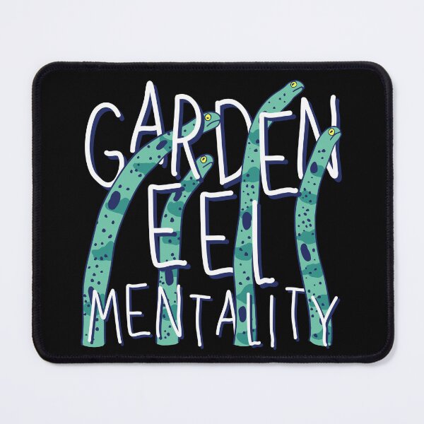 Item preview, Garden Eel Mentality Green White Blue designed and sold by Suzanne Uchytil.
