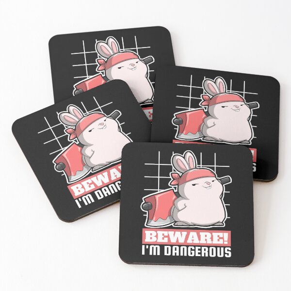 Item preview, Beware! I'm dangerous - Killer Bunny designed and sold by The magic  Yellow bus.