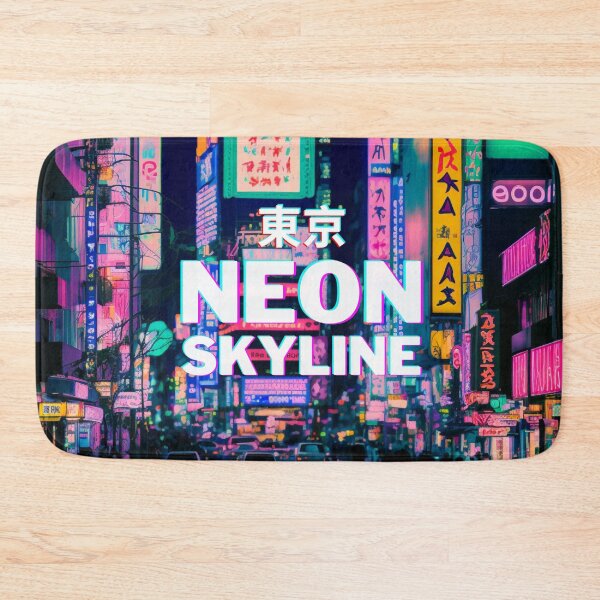 Item preview, The Neon Skyline of Tokyo designed and sold by ArtfulDelights.