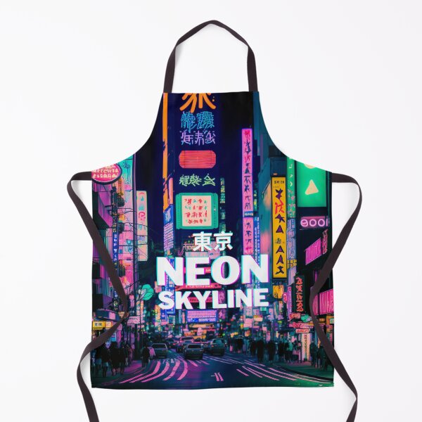 Item preview, The Neon Skyline of Tokyo designed and sold by ArtfulDelights.