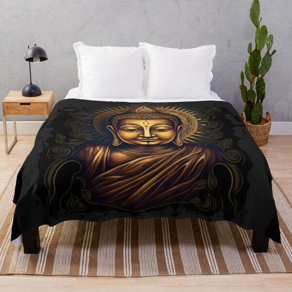 Item preview, Buddha's Illumination , buddha art, buddha image art , modern buddha art, fine art of buddha designed and sold by bharuarts.