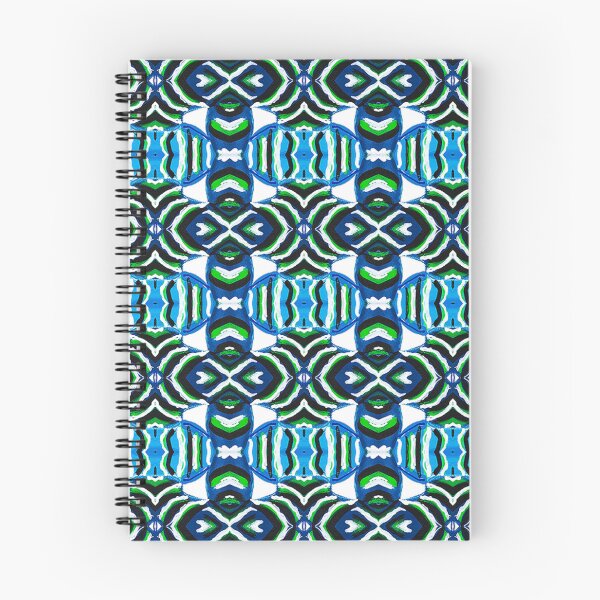 Item preview, Pattern 4, Green, Blue, Black designed and sold by Joelle Burnette.
