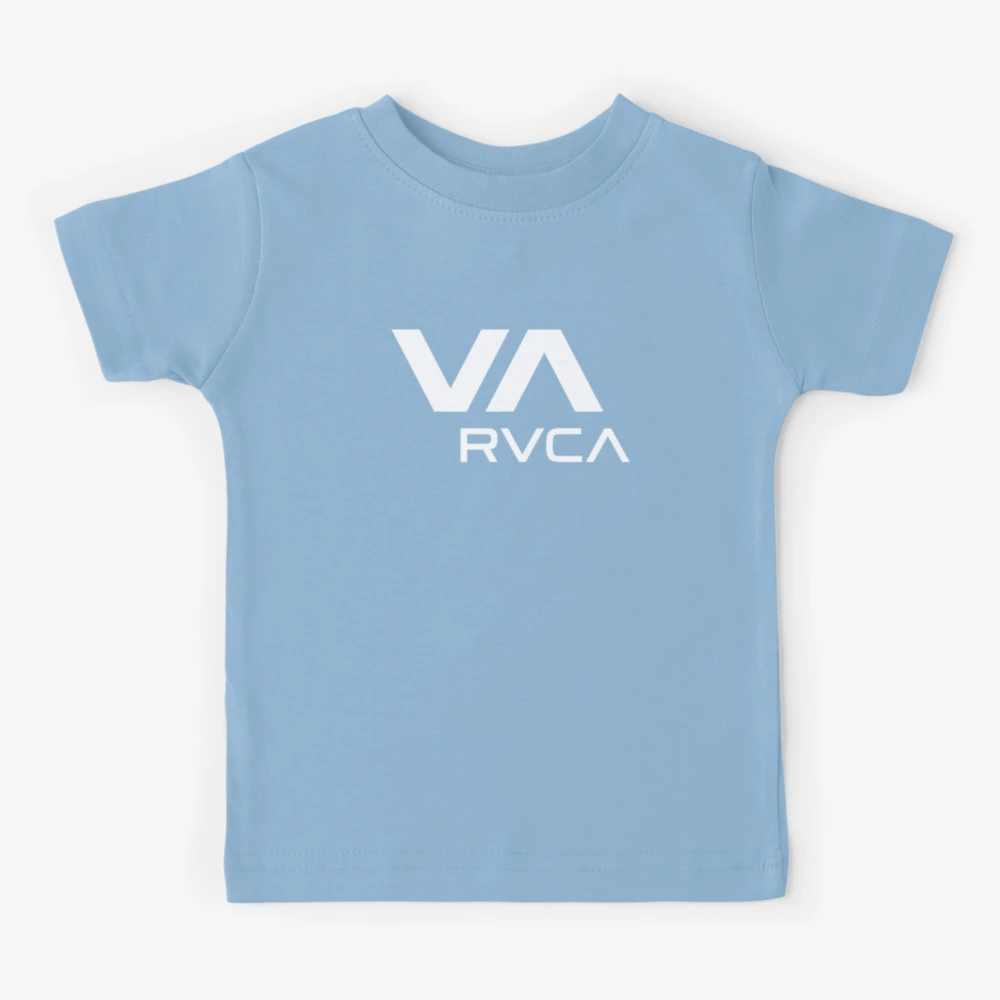 white VA RVCA logo Kids T-Shirt for Sale by greencow1