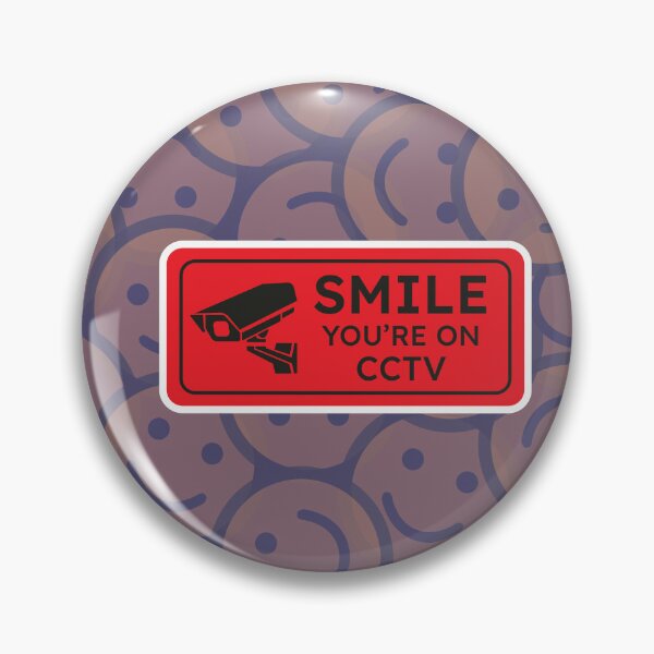 Item preview, Copy of Smile you're on CCTV Red sign designed and sold by theredfoxs.