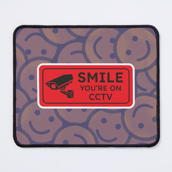 Item preview, Copy of Smile you're on CCTV Red sign designed and sold by theredfoxs.