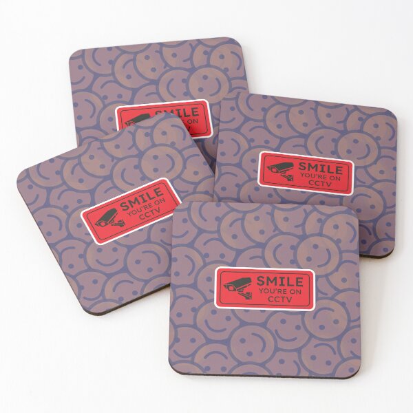 Item preview, Copy of Smile you're on CCTV Red sign designed and sold by theredfoxs.