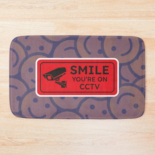 Item preview, Copy of Smile you're on CCTV Red sign designed and sold by theredfoxs.