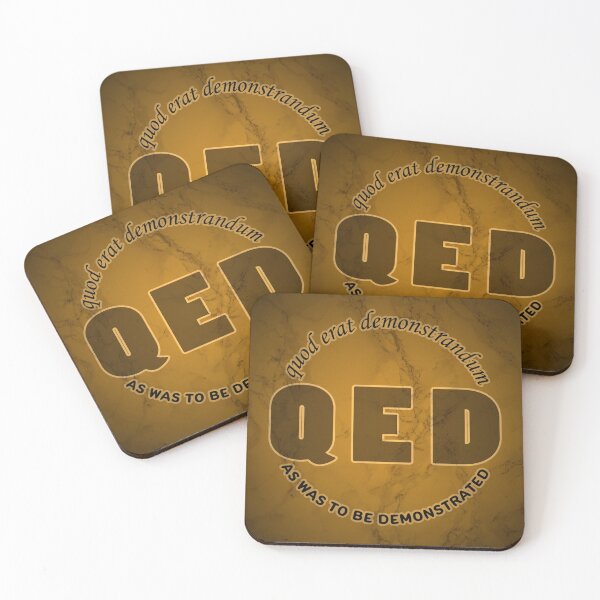 Item preview, QED - Quod Erat Demonstrandum designed and sold by Fanarchist.