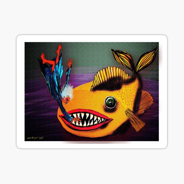 Jonah and the Whale Sticker