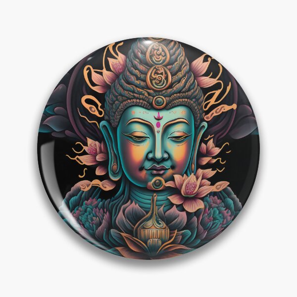 Item preview, Lotus Bliss , buddha bliss , buddha zen minimilistic illustration designed and sold by bharuarts.