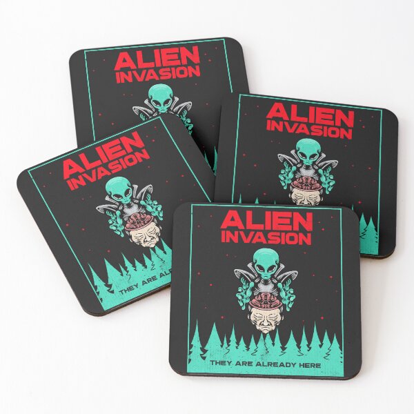 Item preview, Alien Invasion designed and sold by Tiptopteess.