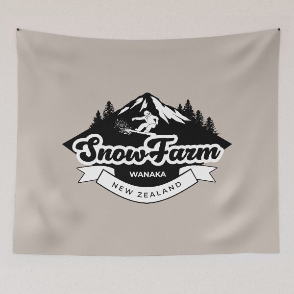 Item preview, Snow Farm, Wanaka, New Zealand designed and sold by Kiwidom.