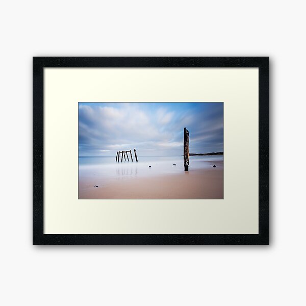 Slow morning Cat Bay Framed Art Print