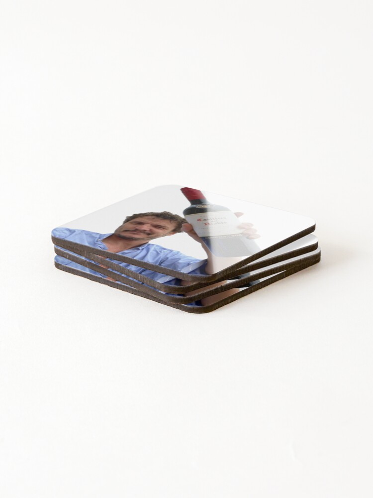 Thumbnail 4 of 5, Coasters (Set of 4), Pedro Pascal designed and sold by RobynYourHeart.