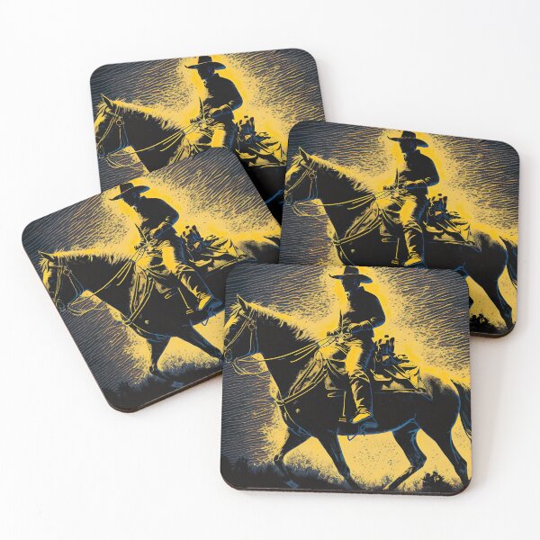 Item preview, Cowboy Riding Horse Ranch Style Art designed and sold by ArtfulAmbitions.