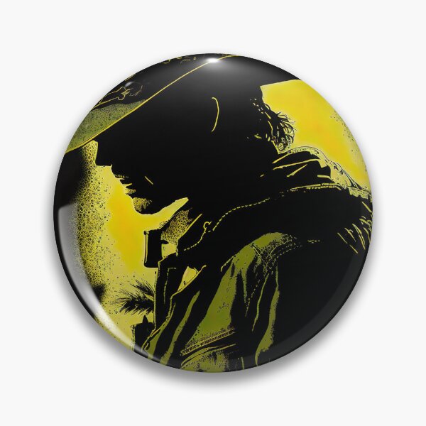 Item preview, Modern Cowboy Dark Yellow Shades Modern Illustration designed and sold by ArtfulAmbitions.