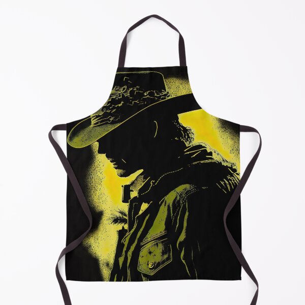 Item preview, Modern Cowboy Dark Yellow Shades Modern Illustration designed and sold by ArtfulAmbitions.