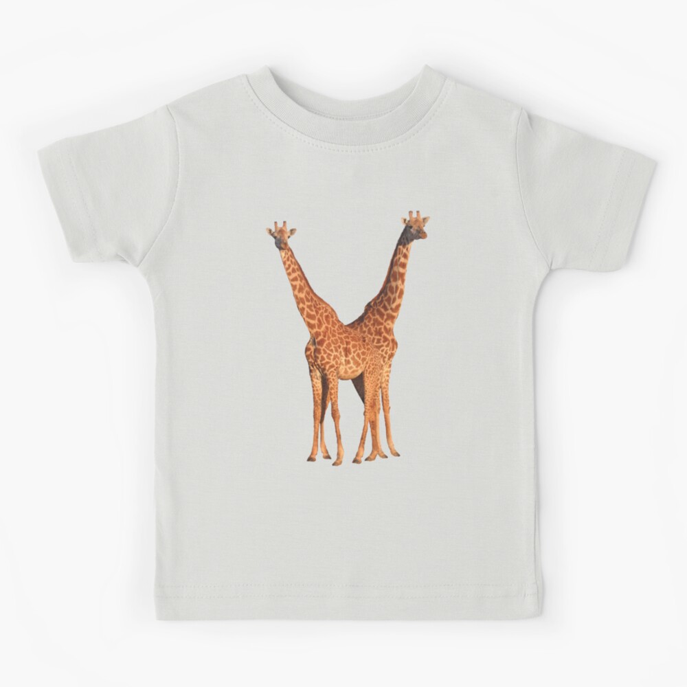 Giraffe On My Level Pop Art White Adult T-Shirt - Small