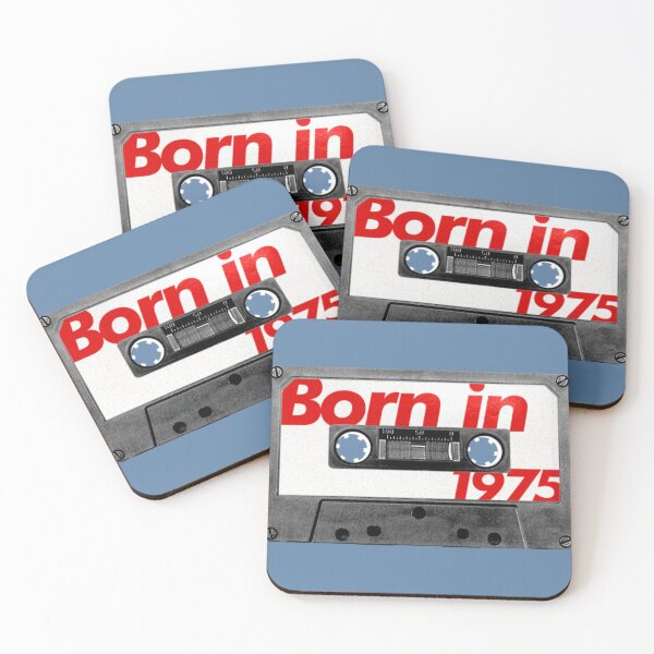 Item preview, Born in 1975   Retro Style Cassette Birthday  designed and sold by Onapproach.