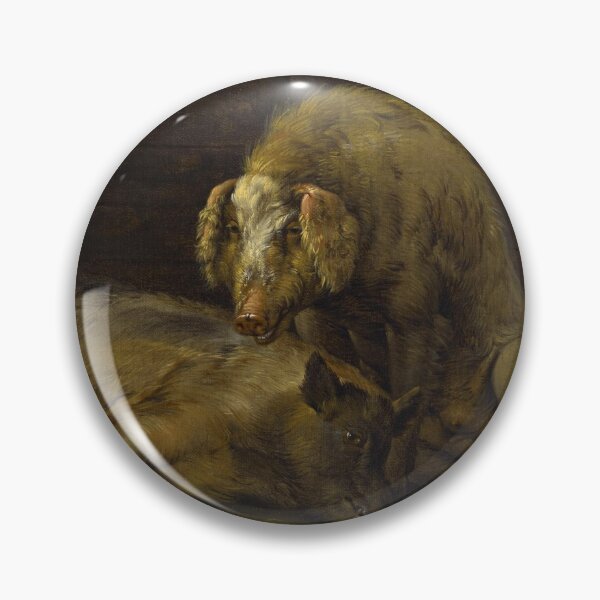 Item preview, Two Pigs in a Sty (Paulus Potter) designed and sold by ArtHistorical.
