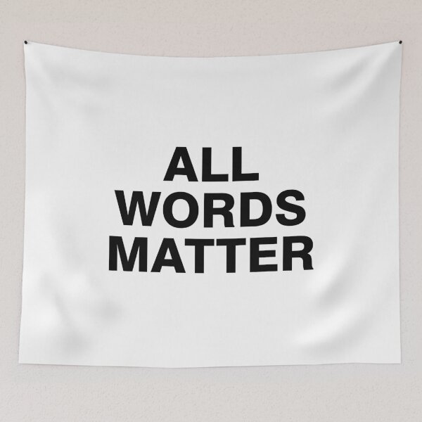 Item preview, All words matter designed and sold by allthetees.