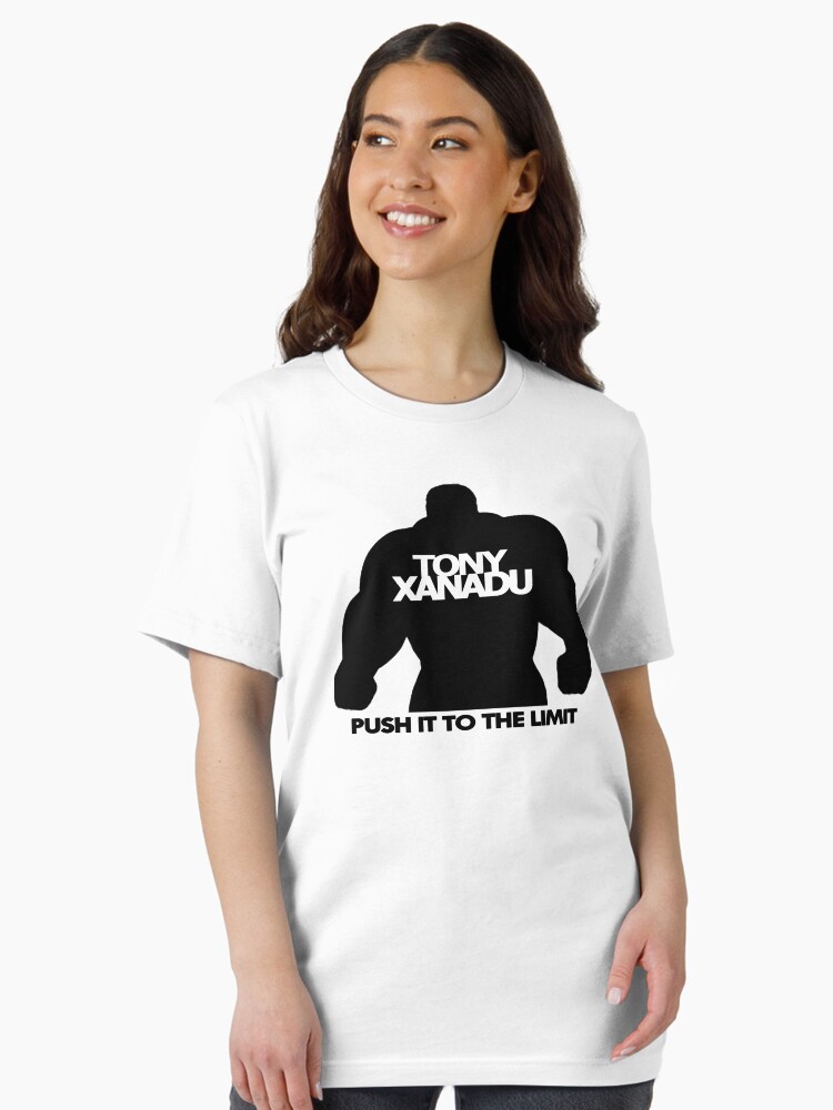 Thumbnail 2 of 7, Essential T-Shirt, Tony Xanadu - Push it to the Limit designed and sold by TonyXanadu.