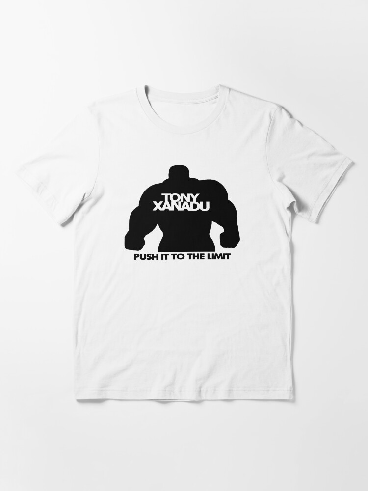 Thumbnail 3 of 7, Essential T-Shirt, Tony Xanadu - Push it to the Limit designed and sold by TonyXanadu.