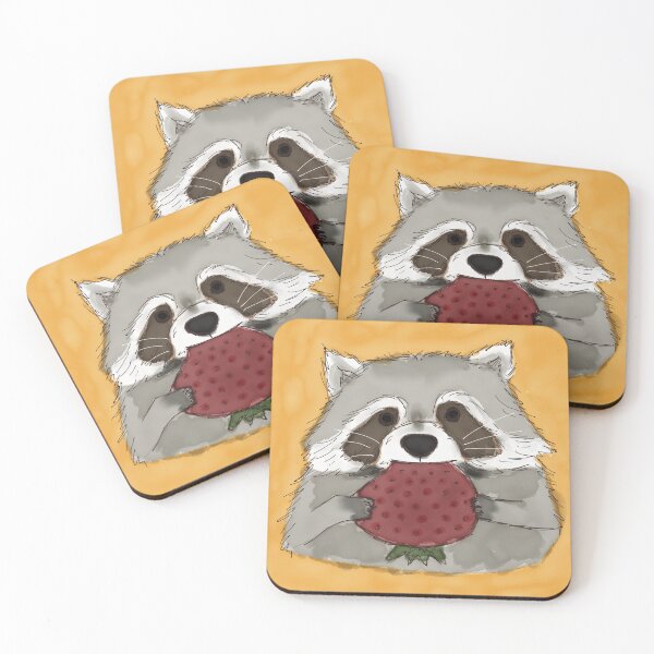 Item preview, Strawberry Racoon designed and sold by emastrations.