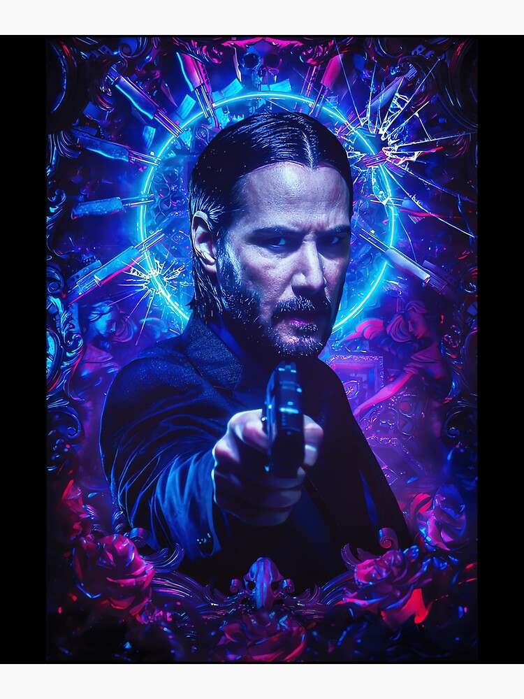 Keanu Reeves Mr John Wick Fanart Designer by pahlmubashw Laptop