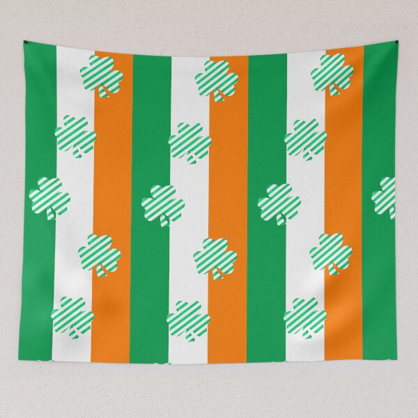 Item preview, Green Shamrock Pattern Irish Clover designed and sold by Digitalme Designs.